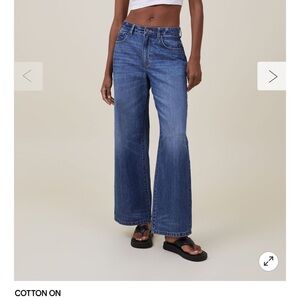 Cotton On relaxed wide leg Jeans  size 12